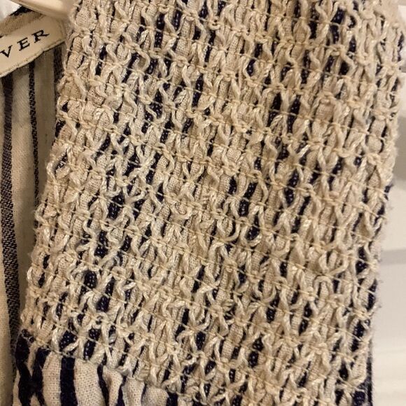 Moon River Size small striped romper With elastic and drawstring waist - Picture 11 of 13